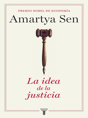 cover image of La idea de la justicia